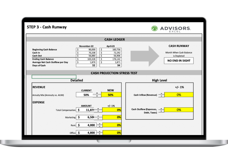 Cash Runway Tool